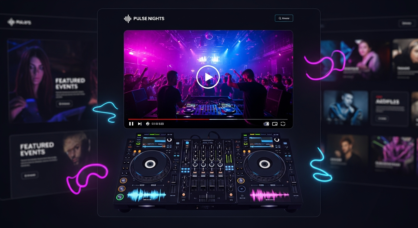 Noctune: A Nightlife and Music Videos Website