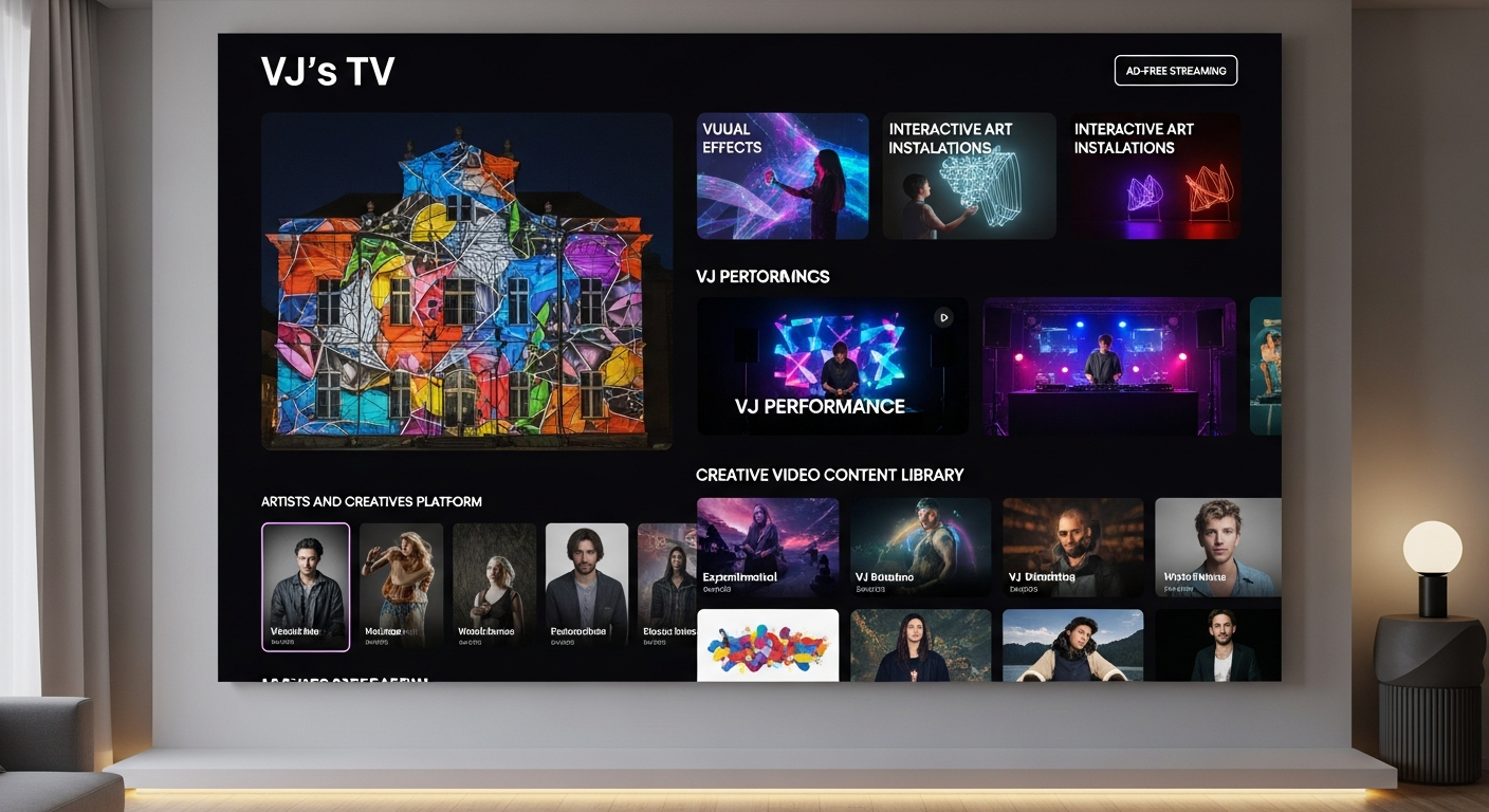 VJs TV: An Online Platform for Global Artists and Creatives